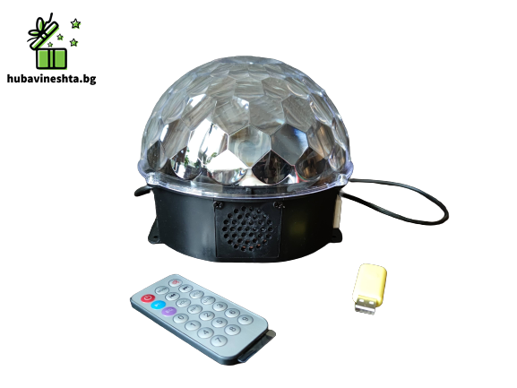 Диско топка LED лампа.9 ДИСКО ТОПКА LED ЛАМПА С КОЛОНИ ДИСКО ТОПКА LED ЛАМПА С КОЛОНИ - Image 8