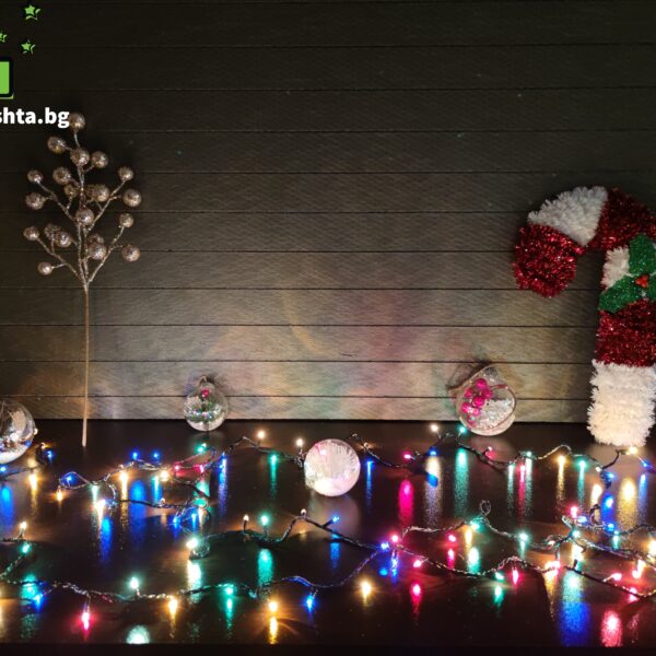Многоцветни коледни лампички.1 Demo Многоцветни коледни лампички- светещ гирлянд