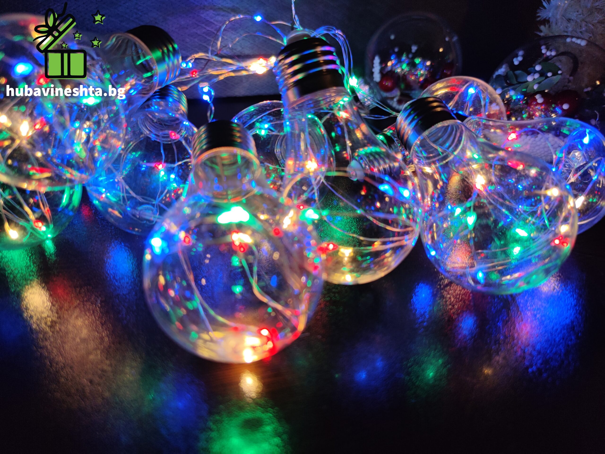 коледни лампички купър крушки разноцветни.3 scaled КОЛЕДЕН LED ГИРЛЯНД КУПЪР - КРУШКИ РАЗНОЦВЕТНИ КОЛЕДЕН LED ГИРЛЯНД КУПЪР - КРУШКИ РАЗНОЦВЕТНИ - Image 3
