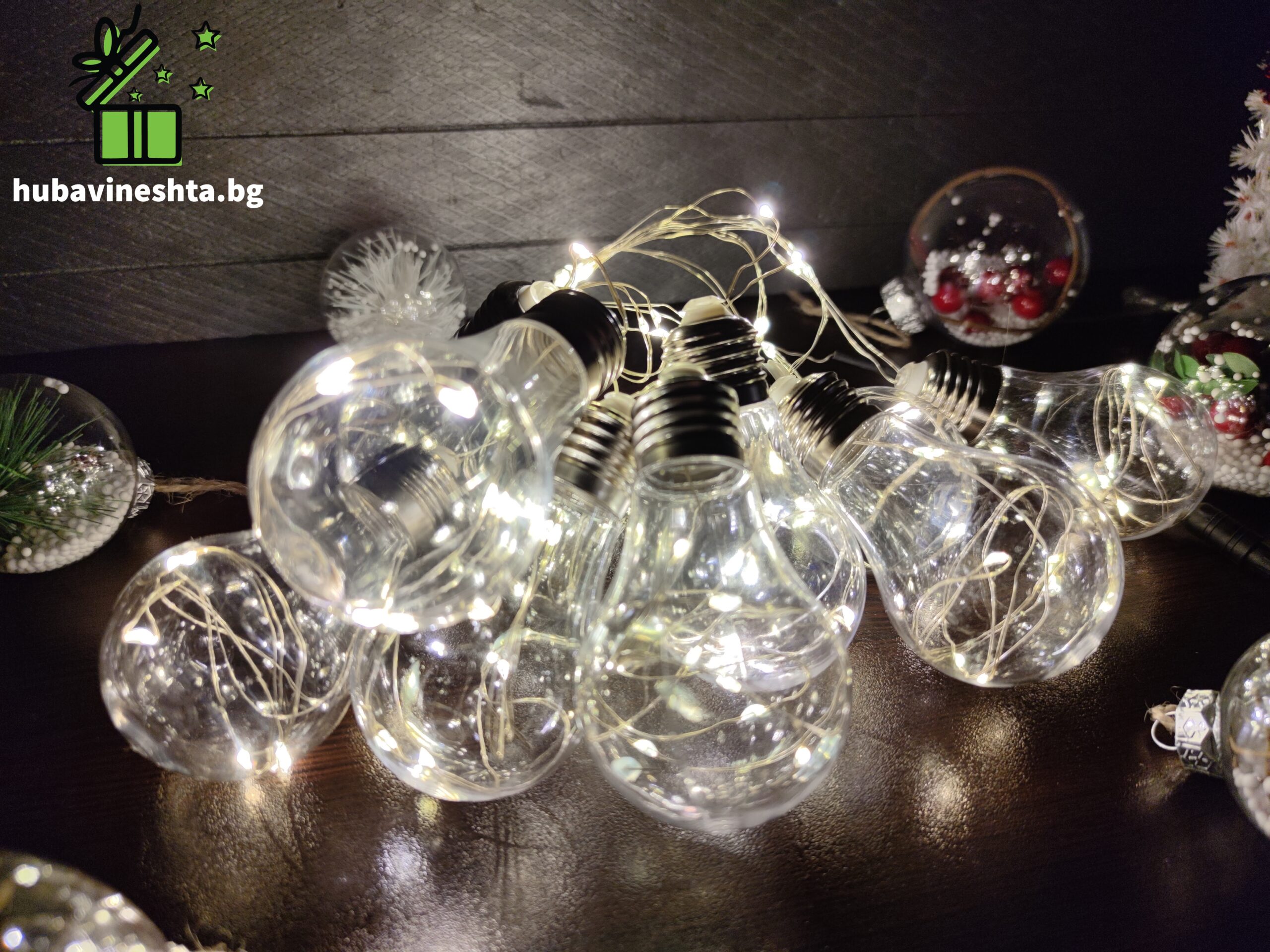 коледни лампички купър крушки топло бели.4 scaled КОЛЕДЕН LED ГИРЛЯНД КУПЪР - КРУШКИ ТОПЛО БЯЛА СВЕТЛИНА КОЛЕДЕН LED ГИРЛЯНД КУПЪР - КРУШКИ ТОПЛО БЯЛА СВЕТЛИНА - Image 2