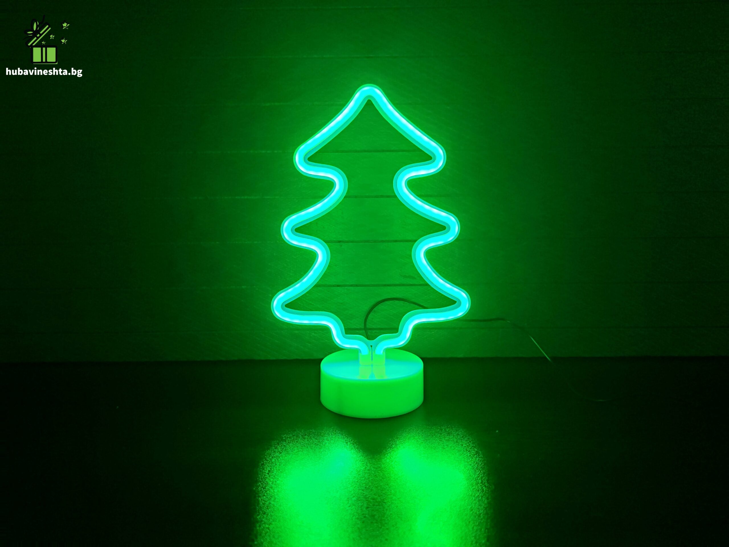 неонова фигура елха1 scaled СВЕТЕЩА НЕОНОВА ФИГУРА- ЕЛХА Светеща LED неонова фигура елха