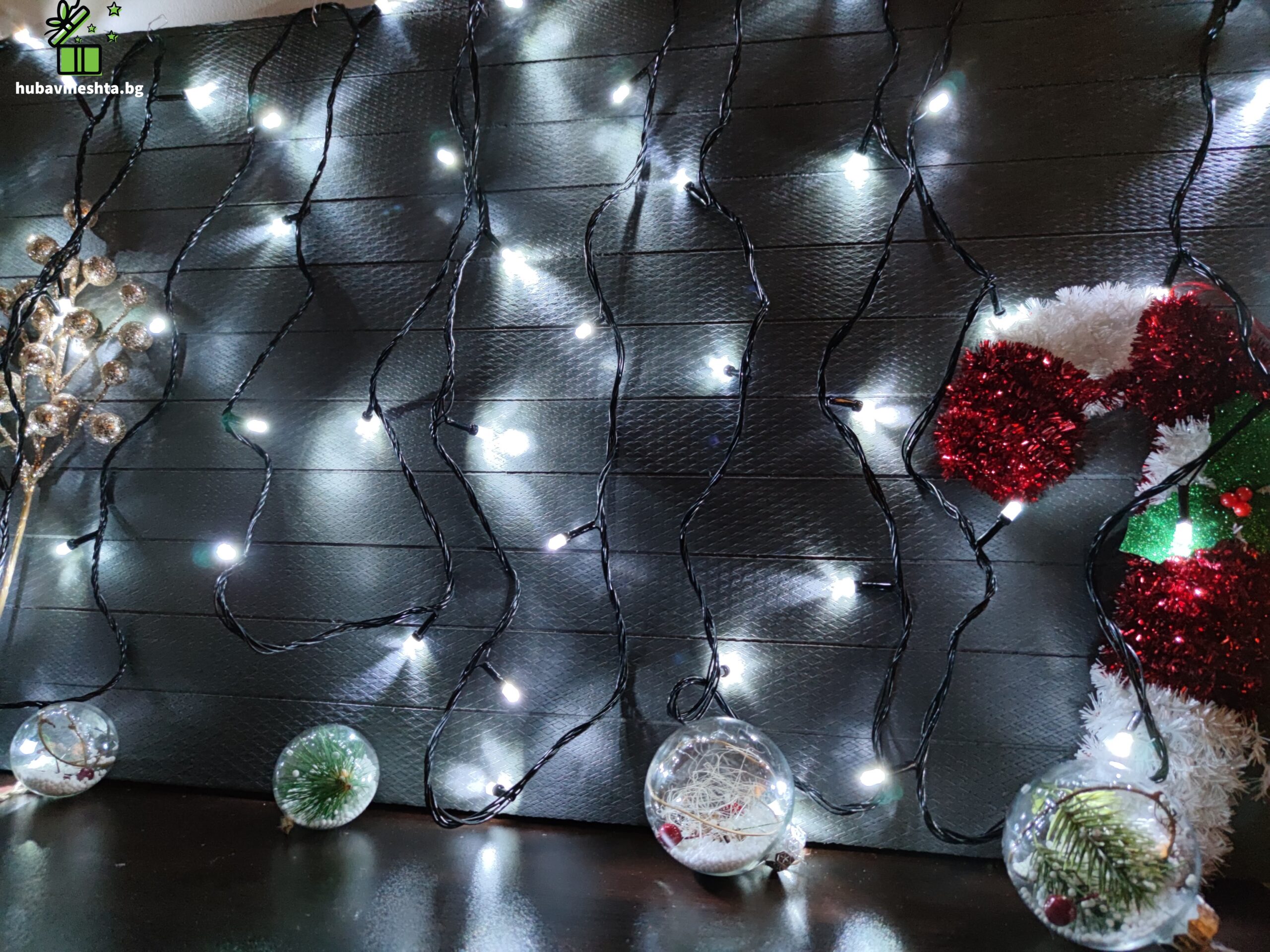 светещ коледен гирлянд.3 scaled СВЕТЕЩ LED ГИРЛЯНД - 22 МЕТРА - БЯЛ СВЕТЕЩ LED ГИРЛЯНД - 22 МЕТРА - БЯЛ - Image 3