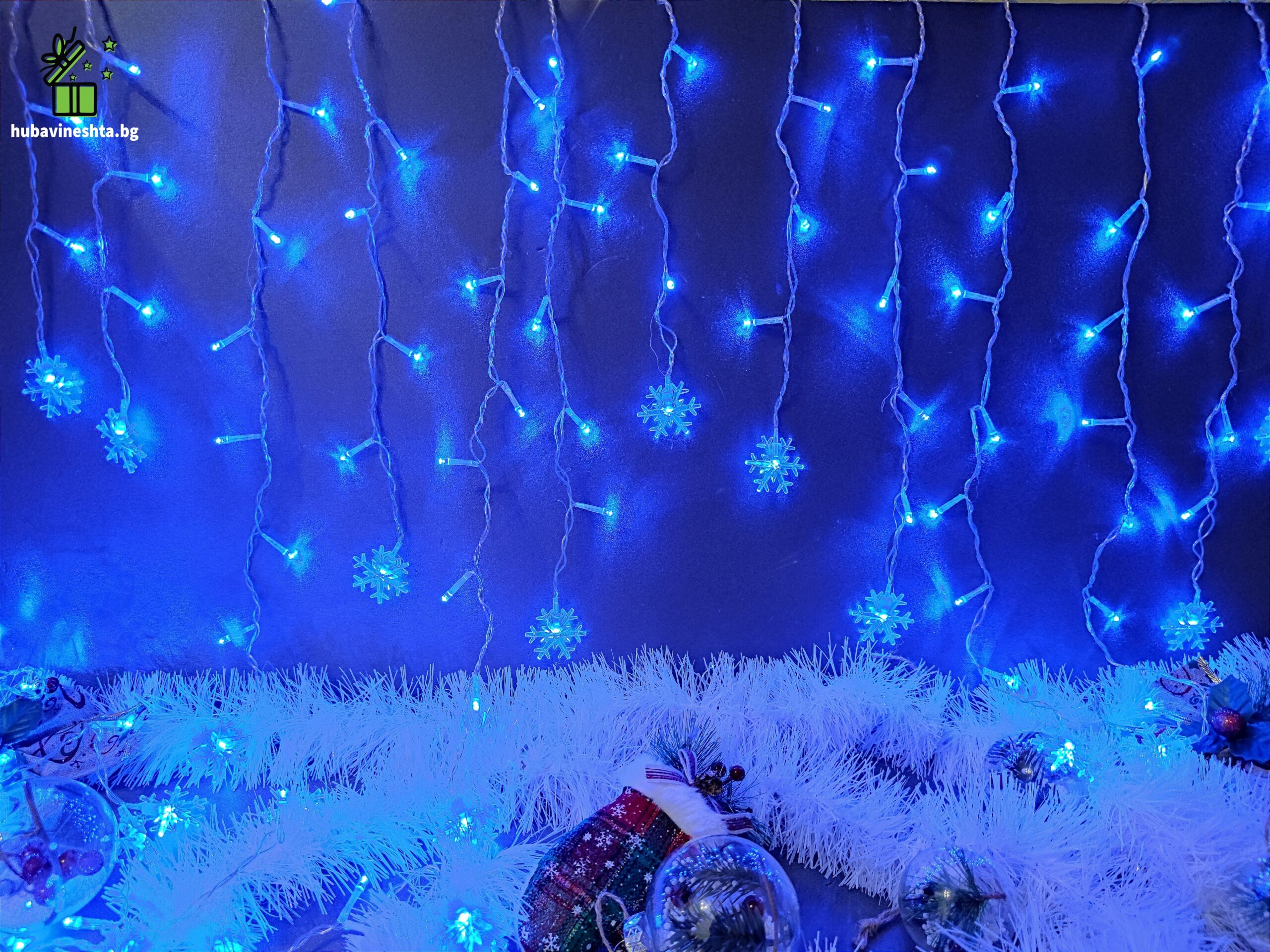 коледен LED гирлянд падащи лампички със снежинки сини.1 scaled КОЛЕДЕНИ LED 'ПАДАЩИ' ЛАМПИЧКИ - СНЕЖИНКИ КОЛЕДЕНИ LED 'ПАДАЩИ' ЛАМПИЧКИ - СНЕЖИНКИ - Image 9