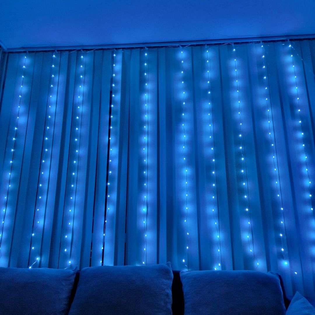 smart zavesa bluetooth usb rgb mnogo tsetove 2 BLUETOOTH LED ЗАВЕСА 3Х2 МЕТРА BLUETOOTH LED ЗАВЕСА 3Х2 МЕТРА - Image 4