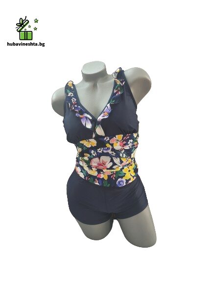 banski tankini s bokser 5 ДАМСКИ ТАНКИНИ НА ЦВЕТЯ С БОКСЕР ДАМСКИ ТАНКИНИ НА ЦВЕТЯ С БОКСЕР - Image 4