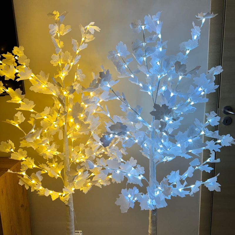 golqmo led sveteshto dyrvo s lista 8 СВЕТЕЩО LED ДЪРВО С ЛИСТА 160 СМ. СВЕТЕЩО LED ДЪРВО С ЛИСТА 160 СМ. - Image 3