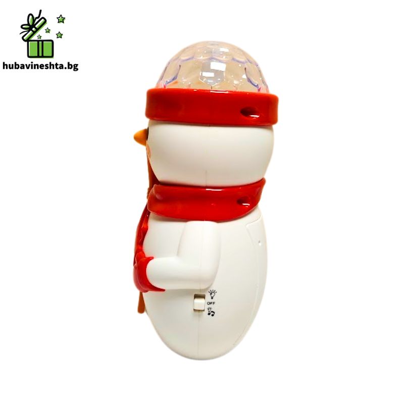 koledna lampa sveteshta igrachka 1 ВЪРТЯЩА СЕ LED КОЛЕДНА ЛАМПА ИГРАЧКА ВЪРТЯЩА СЕ LED КОЛЕДНА ЛАМПА ИГРАЧКА - Image 3