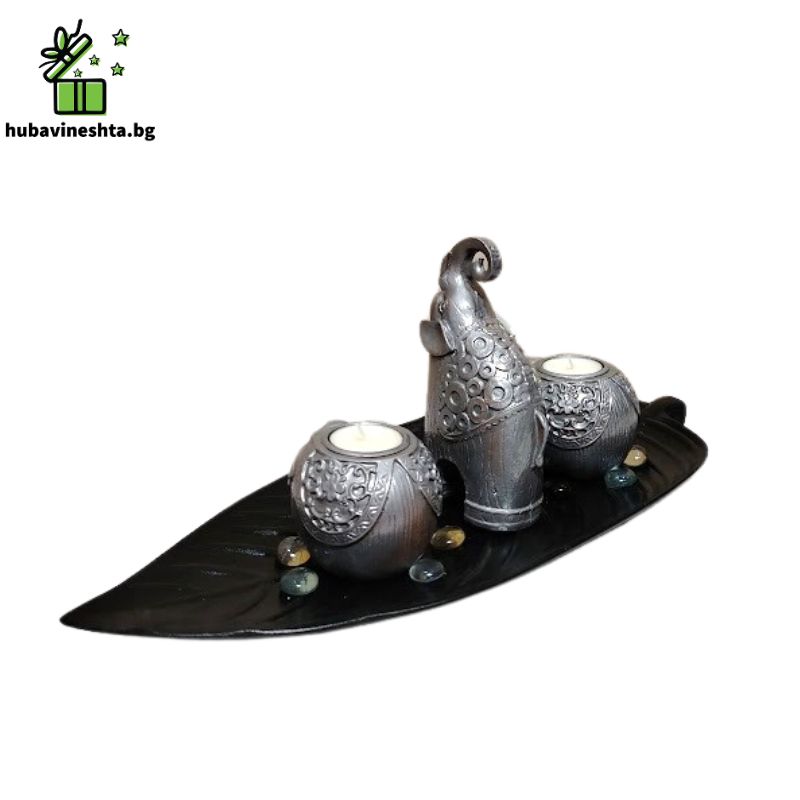 podaruk suvenir svechnik s tri chasti 007 2 ПОДАРЪК - СВЕЩНИК С ТРИ ЧАСТИ Подарък - свещник с три части