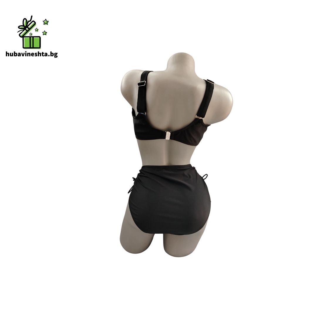 banski damski s chashka D E F 3 БАНСКИ ДАМСКИ В ДВЕ ЧАСТИ PLUS SIZE В ЧЕРНО БАНСКИ ДАМСКИ В ДВЕ ЧАСТИ PLUS SIZE В ЧЕРНО - Image 3