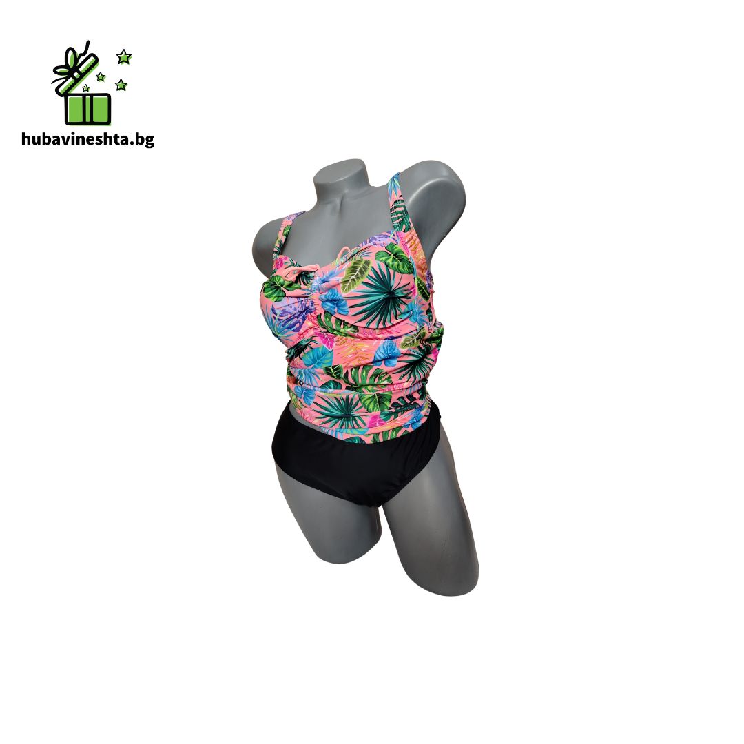 tankini s bikini 2 ТАНКИНИ С БИКИНИ ПЛЮС РАЗМЕР С ШАРКА ТАНКИНИ С БИКИНИ ПЛЮС РАЗМЕР С ШАРКА - Image 2