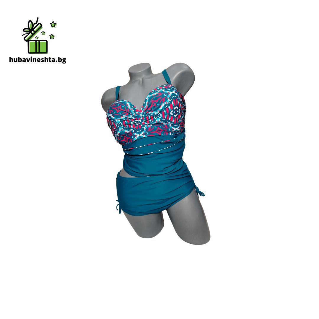 tankini s bikini s tvyrda chashka 4 ТАНКИНИ ПЛЮС РАЗМЕР С ТВЪРДА ЧАШКА ТАНКИНИ ПЛЮС РАЗМЕР С ТВЪРДА ЧАШКА - Image 2