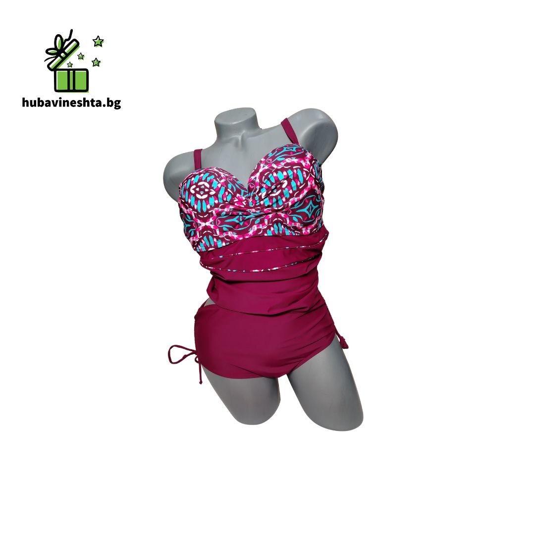 tankini s bikini s tvyrda chashka 5 ТАНКИНИ С БИКИНИ ПЛЮС РАЗМЕР С ТВЪРДА ЧАШКА ТАНКИНИ С БИКИНИ ПЛЮС РАЗМЕР С ТВЪРДА ЧАШКА - Image 4