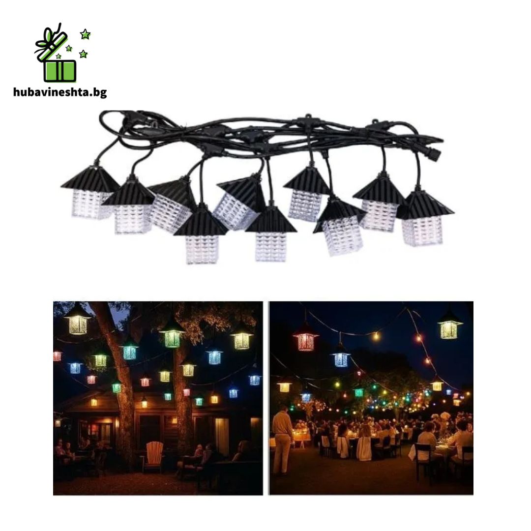 1 1 ПРАЗНИЧНИ LED СВЕТЛИНИ КЪЩИЧКИ ПРАЗНИЧНИ LED СВЕТЛИНИ КЪЩИЧКИ