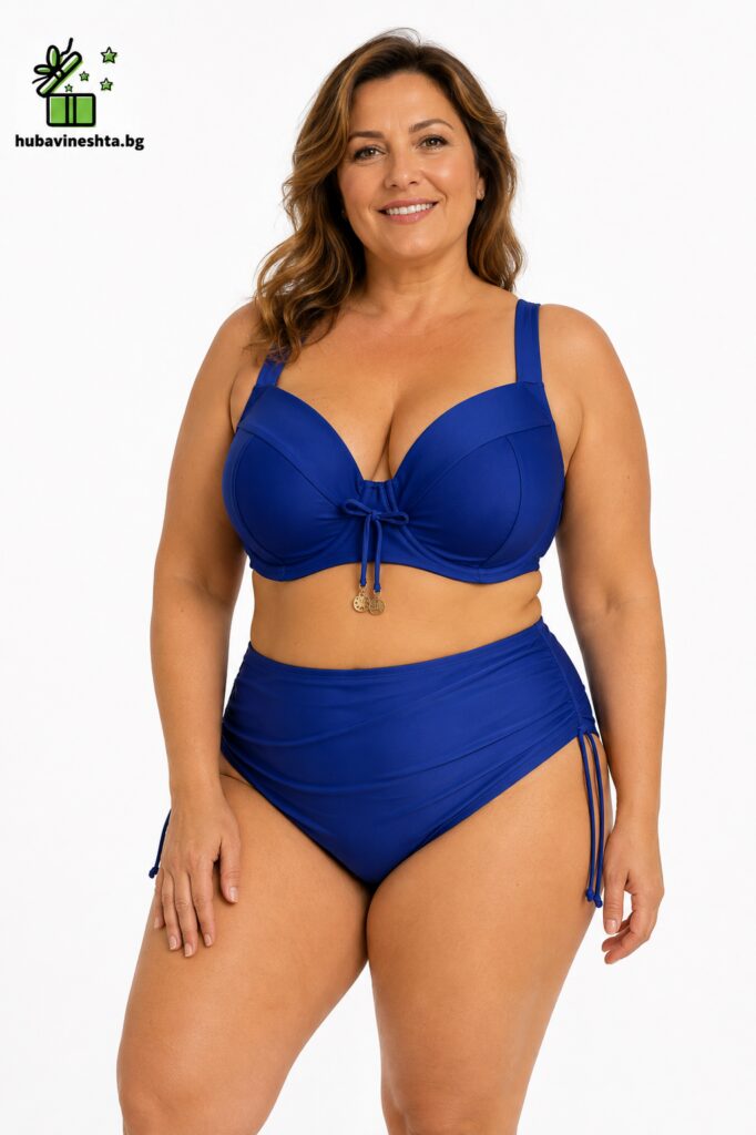 Бански дамски в две части plus size